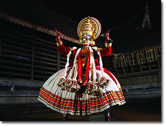 Kerala Kathakali Dancer Concept Voyages
